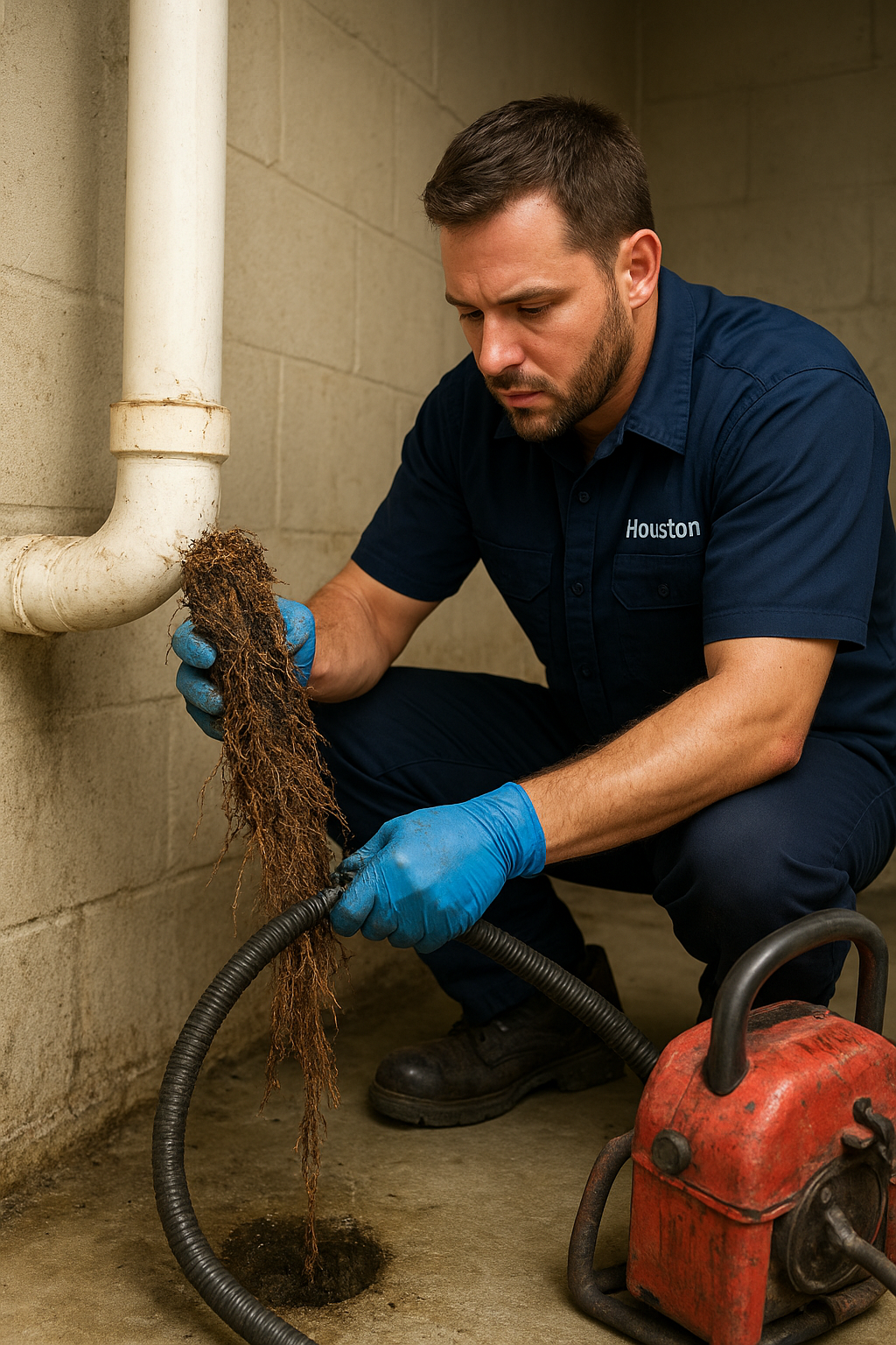 sewer line repair in Richardson