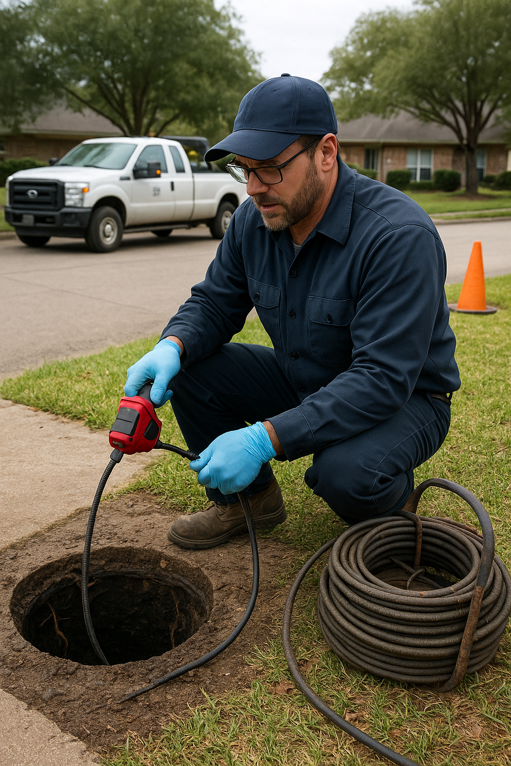 sewer line repair in El Paso